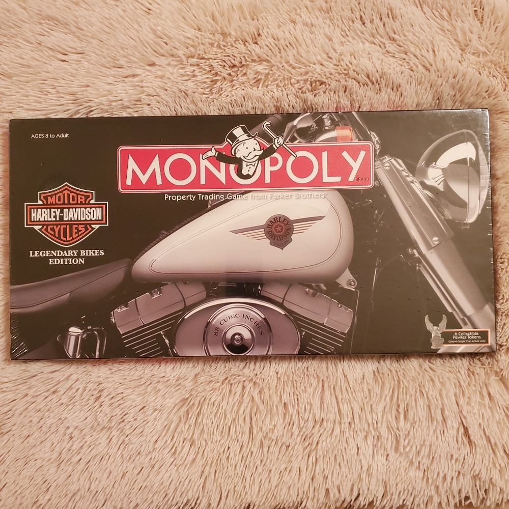 New Harley Legendary Bikes Monopoly Game